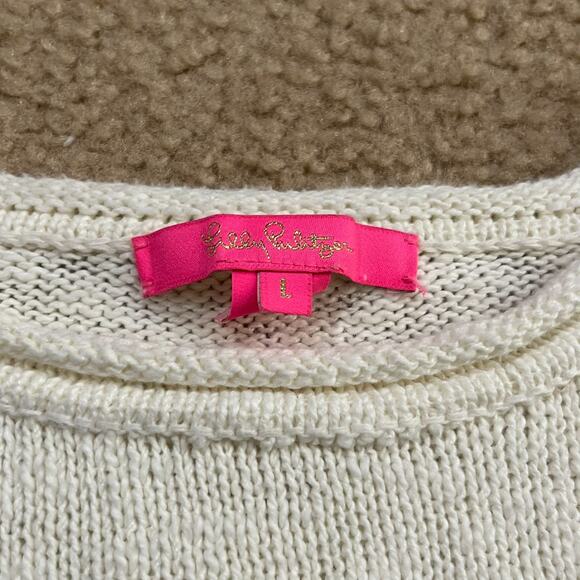 Lilly Pulitzer Weekend Knit Pullover Sweater Size Large - Picture 3 of 6